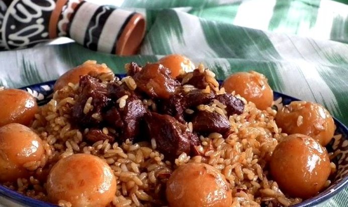 Плов с картошкой