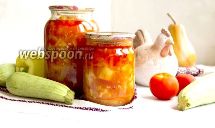 Салат «Анкл Бенс» с кабачками