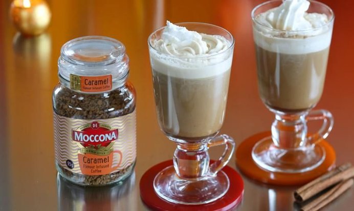 Карамельный латте с корицей