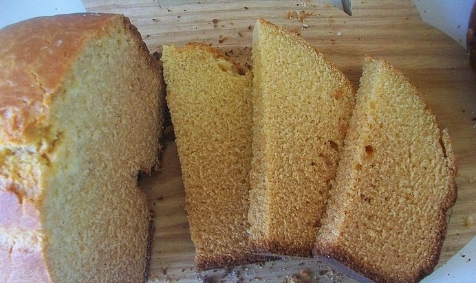 Кукурузный хлеб без дрожжей