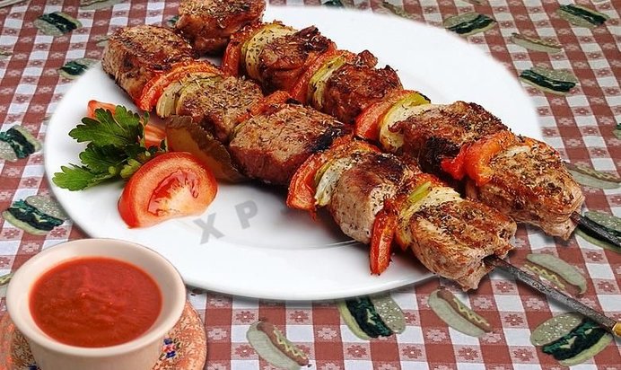 Мягкий шашлык в вине из свинины