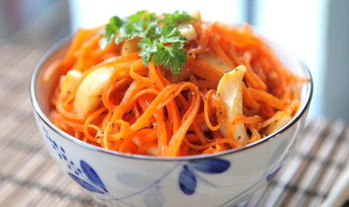 Салат Янтарный берег