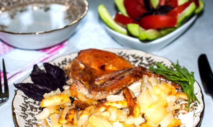 Цыпленок табака в духовке