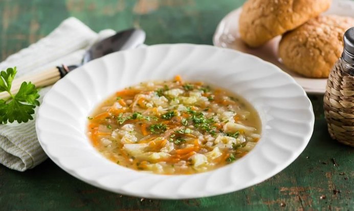 Веганские быстрые щи