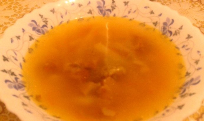 Щи на говяжьих рёбрышках