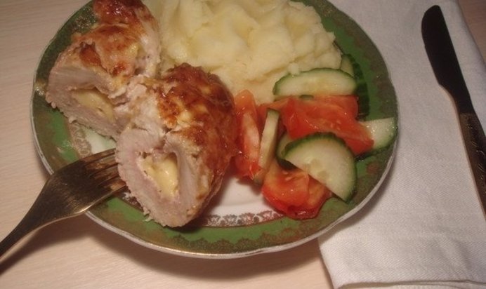 Салат с апельсинами и финиками