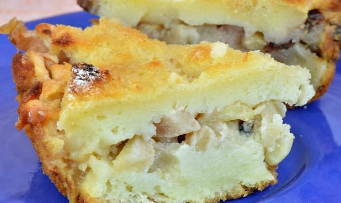 Шарлотка из батона