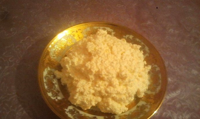 Творожная масса с чесноком