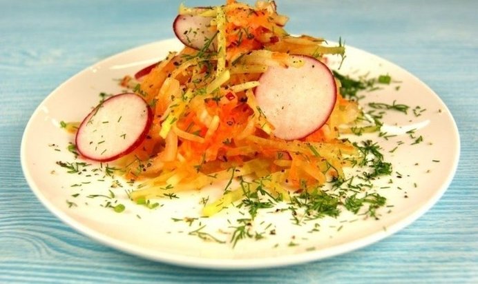 Салат из редьки