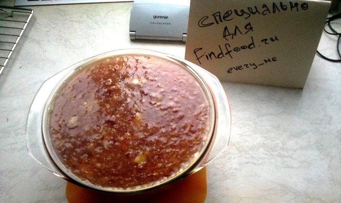 Сливовый кисель с грушами