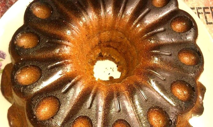 Пирог с грушевым повидлом