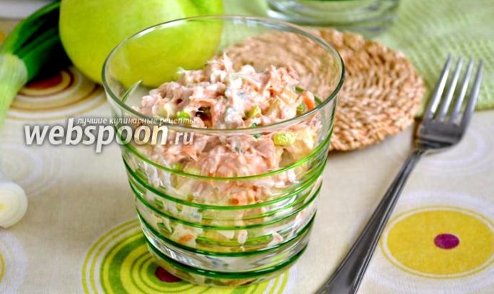 Американский салат с тунцом