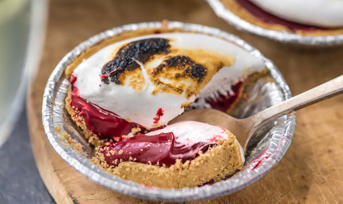 Кремовые зефирные корзиночки