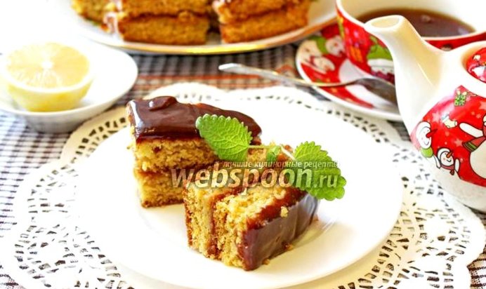 Лимонное пирожное