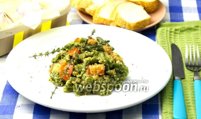 Салат из зелёной фасоли