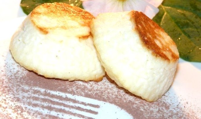 Творожно-кокосовые пирожные