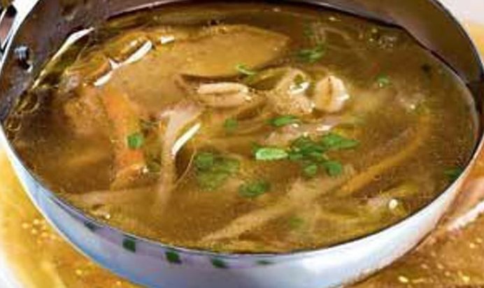 Грибные щи с перловой крупой