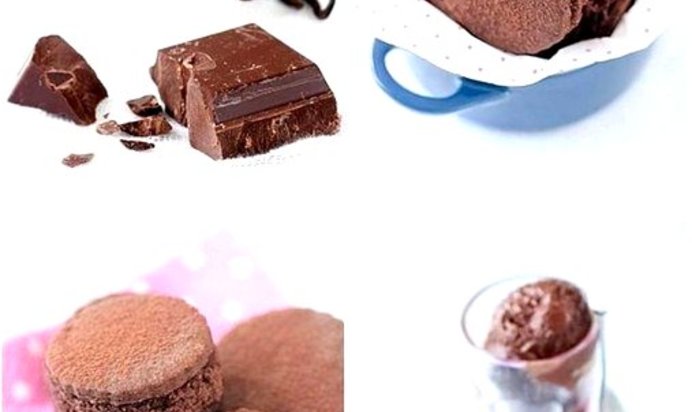 Шоколадное печенье с вишней и фисташками