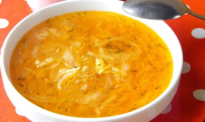 Постные щи из квашеной капусты