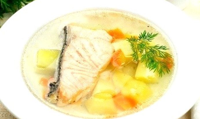 Уха из семги