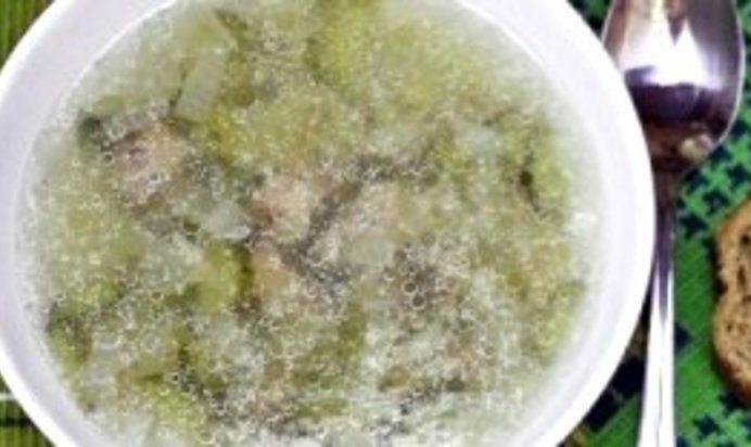 Рассольник из соленых огурцов