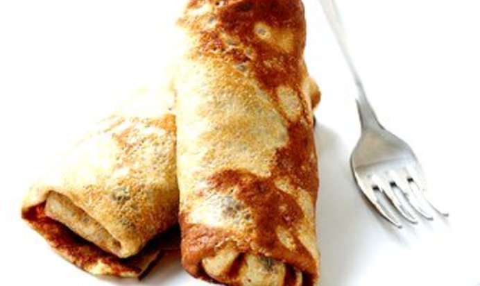 Блины с селедкой