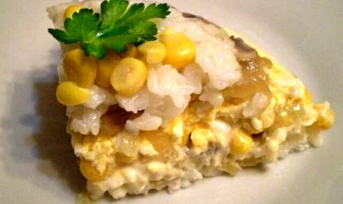 Салат с грибами Полянка