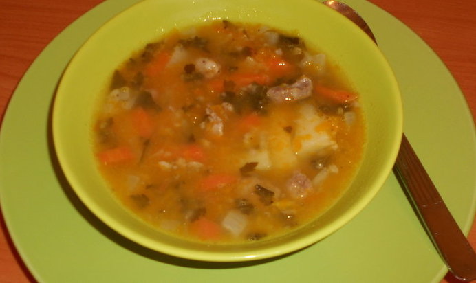 Плов из курицы с изюмом