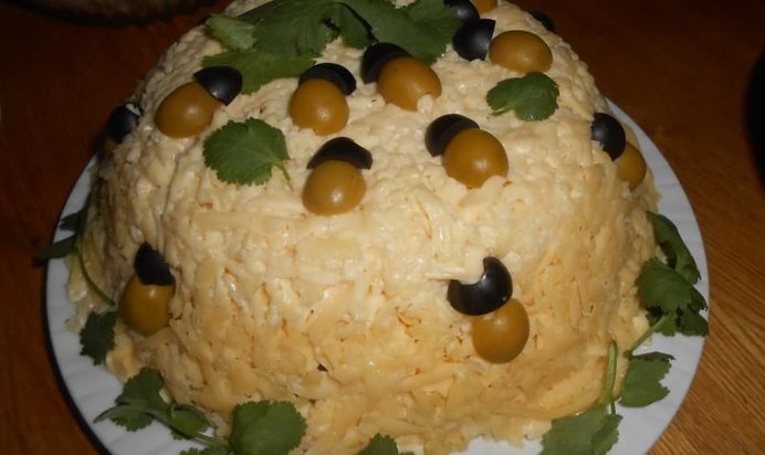 Салат Желудь