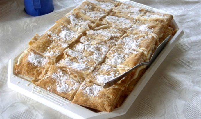 Ванильные пирожные в глазури