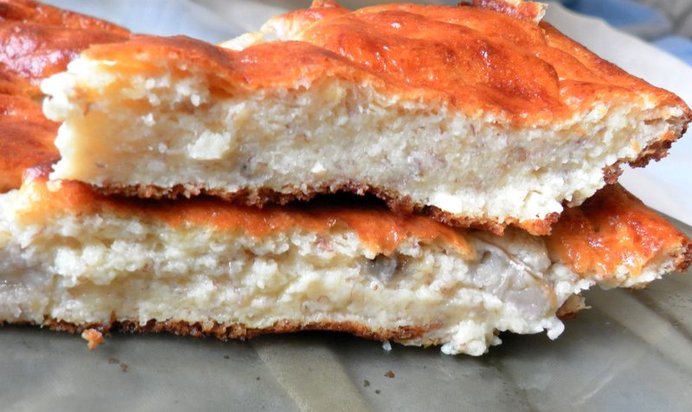 Воздушная творожно-банановая запеканка