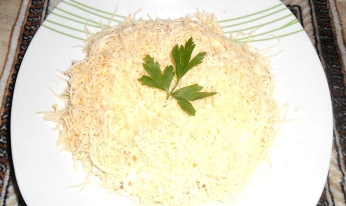 Нежный салат с семгой