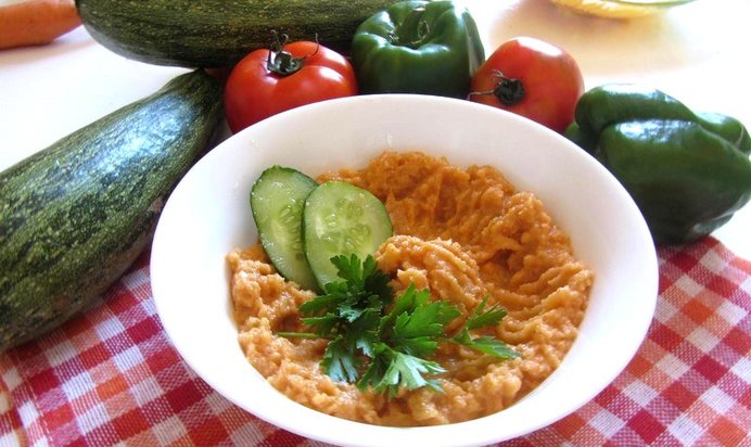 Икра из цуккини с чесноком