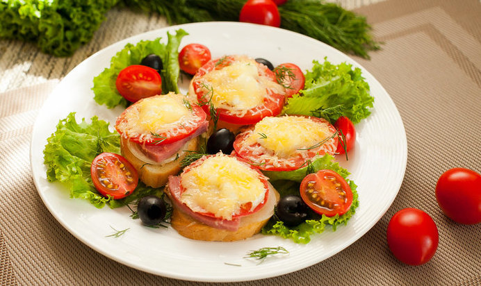 Горячие бутерброды в микроволновке