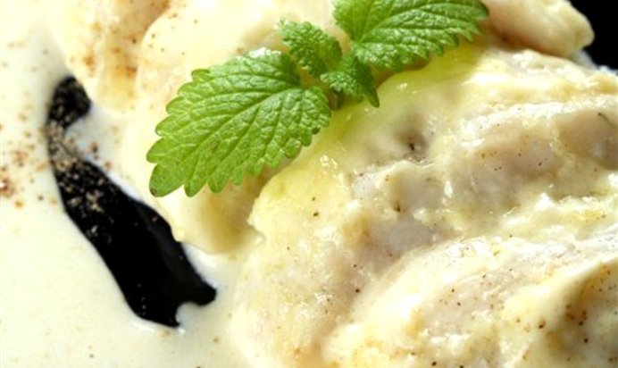 Треска, тушенная с белым вином