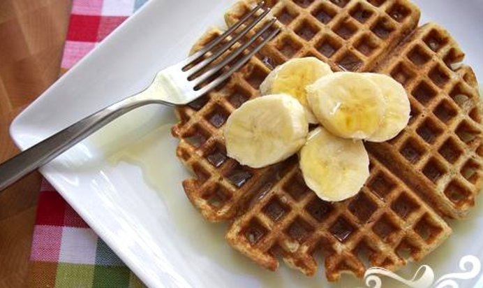 Вафли с коричневым маслом