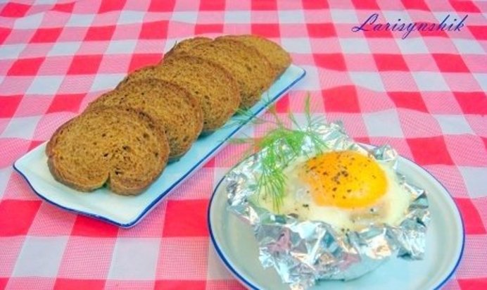 Яичница на завтрак