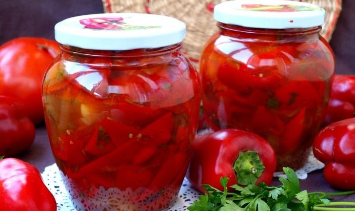 Лечо из болгарского перца и помидоров на зиму