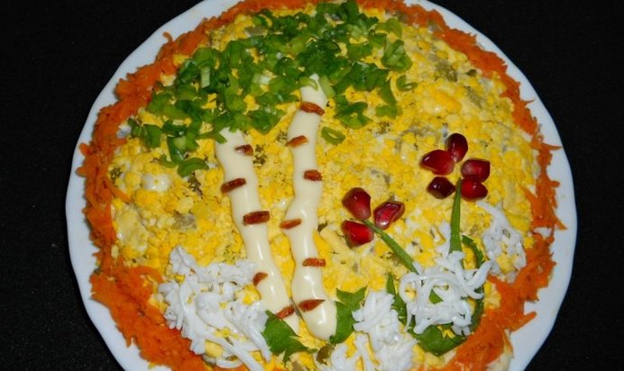 Салат Березовая роща