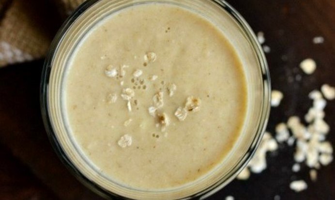 Яблочно-овсяный смузи на завтрак