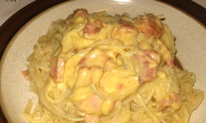 Паста Карбонара со сливками