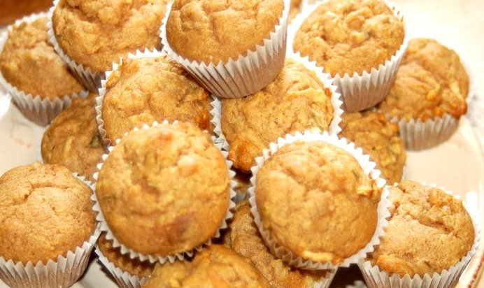 Маффины с яблоками