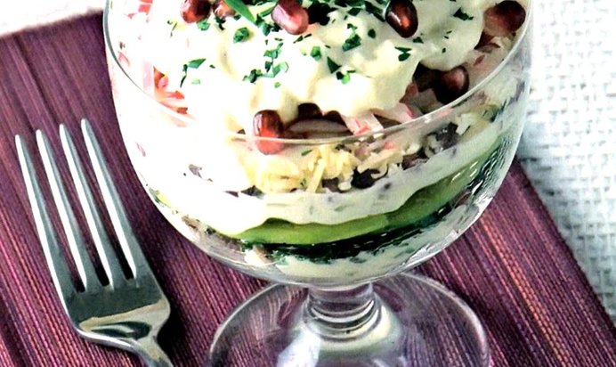 Салат с бараниной и гранатом