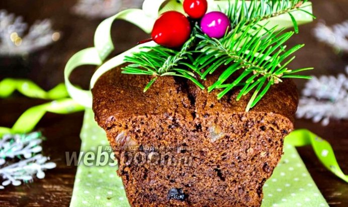 Шоколадный кекс с цикорием