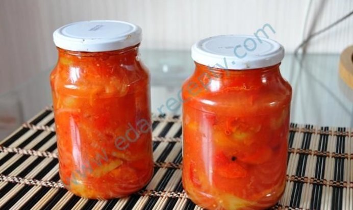 Салат из болгарского перца на зиму