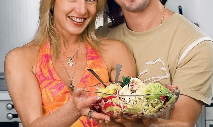 Любимый салат Ирины Лобачевой и Ильи Авербуха