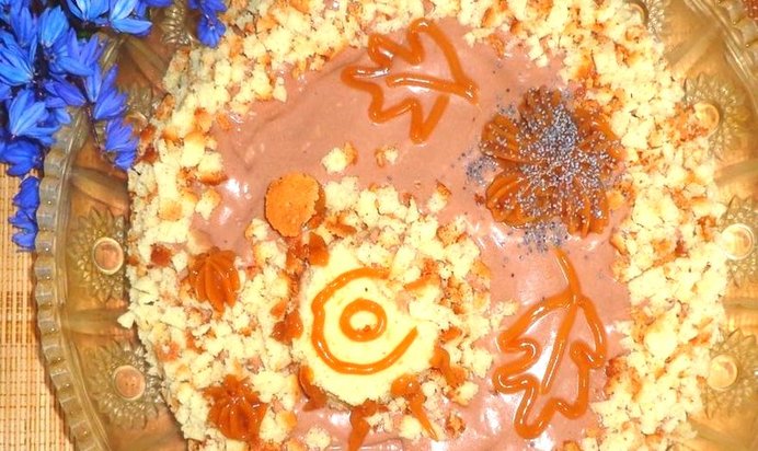 Торт с кофейно-сливочным кремом