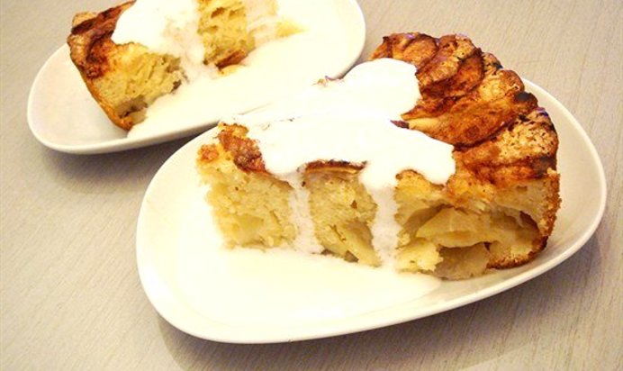 Нежная шарлотка