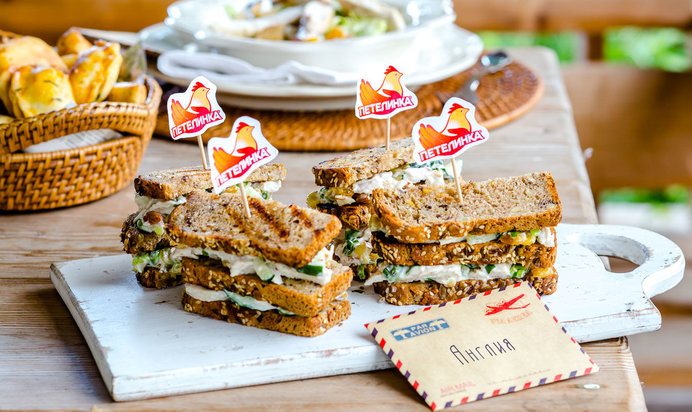 Сэндвичи с куриным салатом