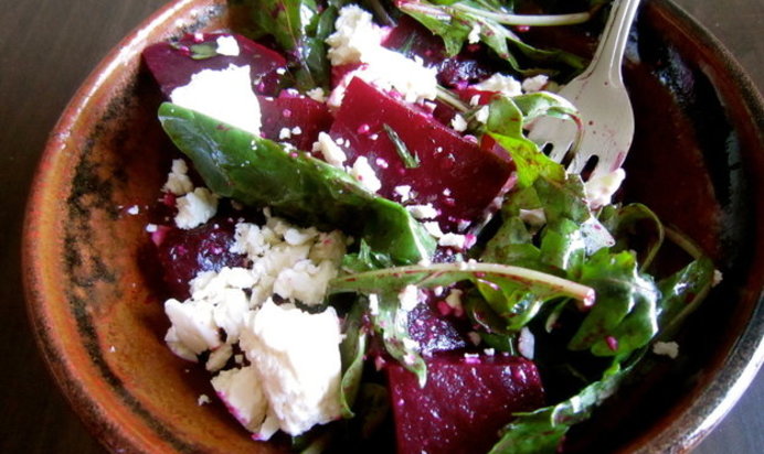 Свекольный салат с фетой